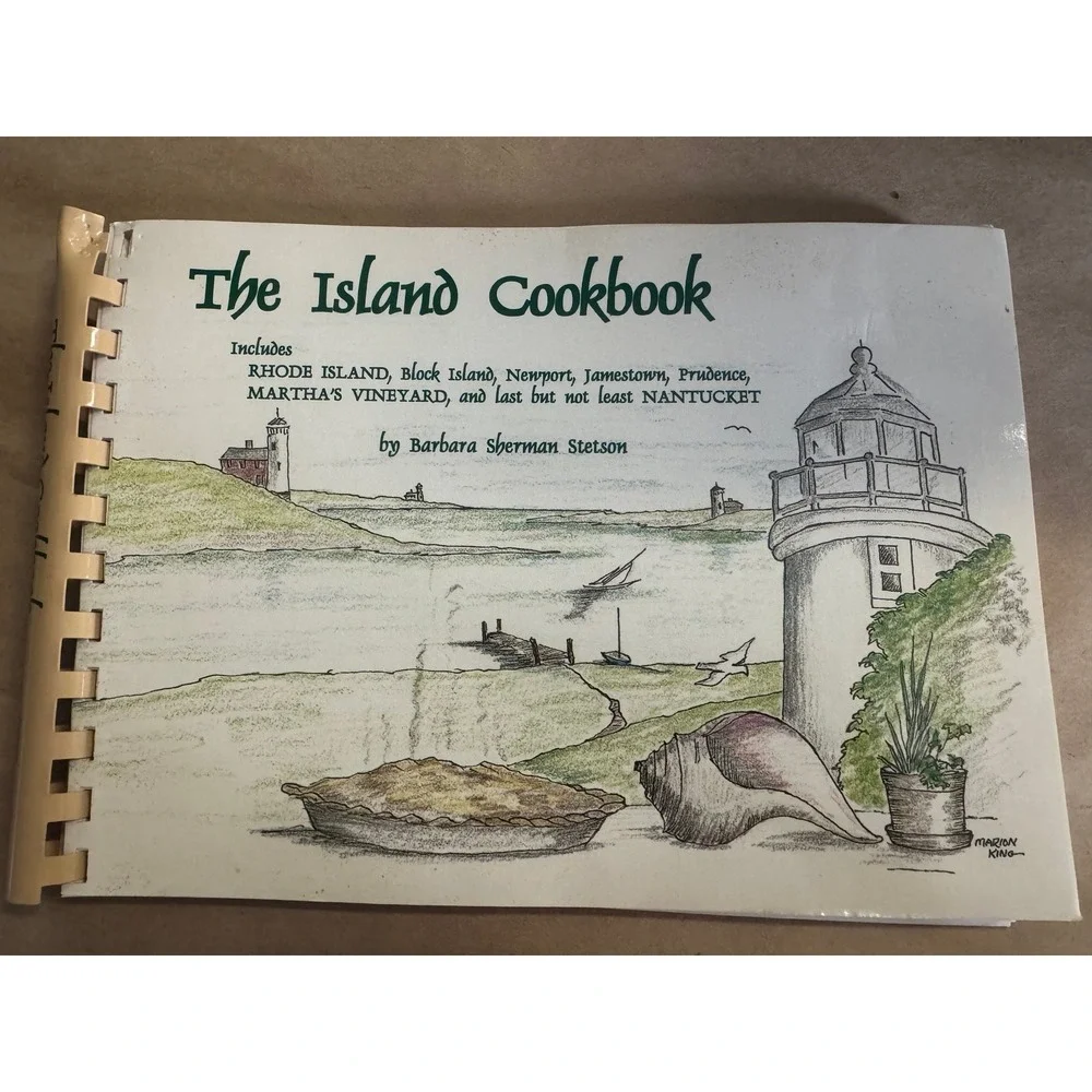 Barbara Sherman Stetson The Island Cookbook 1993 Paperback White